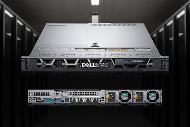 Dell R640 - máy chủ rack 1U, nền tảng 2 socket